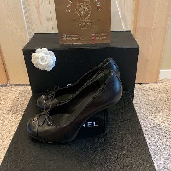 CHANEL PUMPS BLACK SIZE 39 brand new - Picture 2 of 10